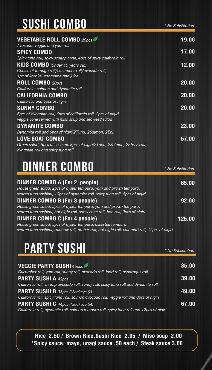 appetizer and tempura