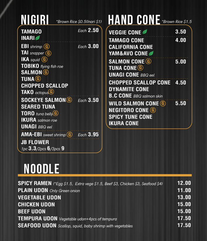 appetizer and tempura