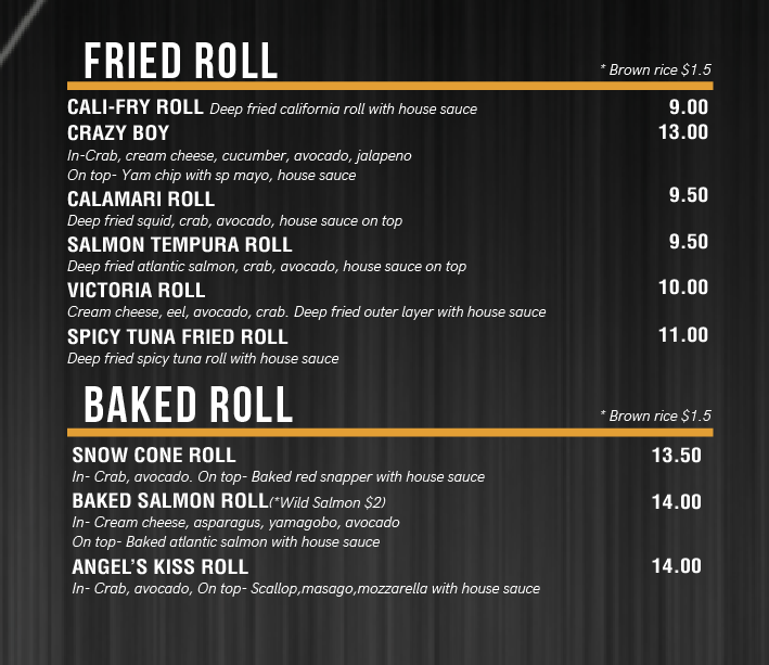 appetizer and tempura